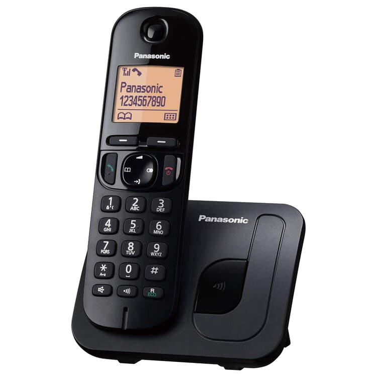 Teléfono inalámbrico Dect Panasonic KX-TGC210SPB, negro
